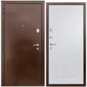 Входная дверь Diva 510 левый 86x205см антик медь/Н10 белый софт