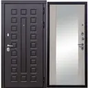 Входная дверь Diva МД-30 205x96см правый цвет сандал белый/венге с зеркалом