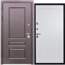 Входная дверь Diva ДХ-27 205x86см левый крафтовый дуб/Н10 белый софт