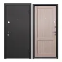 Входная дверь Torex Flat-L правый 205x95см цвет Comina Ash Bora