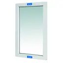 Окно пластиковое ПВХ Deceuninck глухое 800x1200мм двухкамерный стеклопакет белый