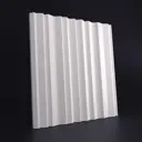 Стеновая гипсовая панель 3D Weissenberg Зигзаг белый 500х500мм 0.25м² 1шт