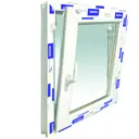 Пластиковое окно ПВХ Deceuninck правый двухкамерный стеклопакет 700x600мм (ВхШ) белый