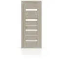 Дверь межкомнатная Citydoors Сицилио остеклённая 190x60см полипропилен цвет ясень кремовый без замка и петель