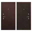 Входная дверь Такт-Тайм Эталон Плюс 1 правый 210x100см антик медь/венге