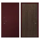 Входная дверь Такт-Тайм Термо 3 правый 180x70см крокодил бордовый/старое дерево