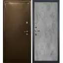 Входная дверь Lex 1А внутренняя панель № 104 левый 205x88см бетон серый/антик медь