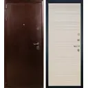 Входная дверь Lex Цезарь внутренняя панель № 63 левый 205x88см дуб фактурный крем/антик медь