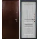 Входная дверь Lex Цезарь внутренняя панель № 110 левый 205x88см сосна белая/антик медь