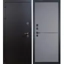 Входная дверь Lex Рим внутренняя панель № 126 левый 205x96см софт графит/черный шёлк