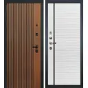 Входная дверь Lex Гранд Антик внутренняя панель № 114 левый 205x88см белая шагрень/дуб антик