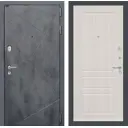 Входная дверь Labirintdoors Лофт с панелью П03 правый 205x96см цвет бетон темный/сандал белый