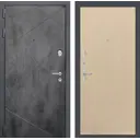 Входная дверь Labirintdoors Лофт с панелью П05 левый 205x96см цвет бетон темный/венге светлый
