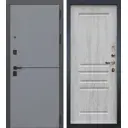 Входная дверь Lex Гранд Модерн 205x96см правый сосна белая 110/софт графит