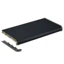 Подоконник Crystallit Эстера 1100x250мм антрацит матовый