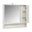 Шкаф в ванную с зеркалом AQUATON Флай 100 1A237802FAX10 белый/дуб Крафт