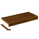 Подоконник Crystallit 1500x250мм орех матовый