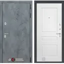 Входная дверь Labirintdoors Бетон П03 правый 205x88см цвет бетон темный/белый софт
