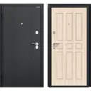 Входная дверь Doorhan Оптим левый 205x98см цвет серый букле/ясень ривьера крем бастион