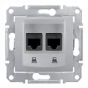Розетка компьютерная Schneider Electric SEDNA SDN4400160