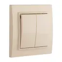 Выключатель EKF Basic Минск ERV10-023-20 Бежевый