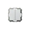 Выключатель встраиваемый Liregus Epsilon IJ510-003-01E/B 2 клавиши, цвет белый