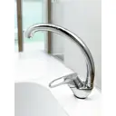 Смеситель для кухни Aloute A3113 поворотный излив 22 см цвет серебристый