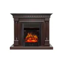Каминокомплект Dallas с очагом Majestic BL тем.дуб 1800Вт цвет темный дуб