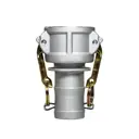 Камлок Titan Lock 6in Соединение типа С розетка с хвостовиком алюминиевый TL600CAL