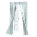 Защитная многоразовая дверь B.Grop 160x220см белый