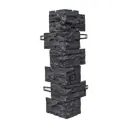 Угол наружный Royal stone Кингстон 620x195мм черный 10шт