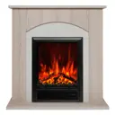 Каминокомплект Realflame Santana STD LO-F111 с очагом Eugene 750Вт светлый дуб