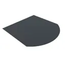 Притопочный лист Везувий R641 стеклянный 1200x1200x2мм черный