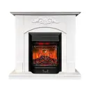 Каминокомплект Realflame Nikki STD WTM-F511 с очагом Majestic Lux BR 750Вт белый