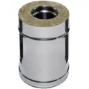 Дымоход-сэндвич Ferrum ⌀130-200мм 0.25м нержавеющая сталь AISI 430 0.5мм