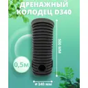 Дренажный колодец Астра ⌀340мм 0.5м черный