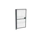 Калитка Ювента Оптима 40x20 Ш-1000мм В-1900мм со столбом 60x60x2000 мм открытие наружу правое ППК RAL 7024 графит