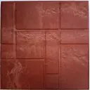 Тротуарная плитка Кирпичики 330x330x25мм красный 9шт