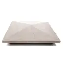 Колпак на столб Weeco 38.5x38.5 см цвет темно-серый
