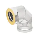 Сэндвич-колено 90° Везувий ⌀130-250мм сталь AISI 430 1/0.5мм
