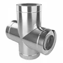 Сэндвич-четверник Lava Elit с заглушкой ⌀150/220мм 304/439 0.8/0.5мм