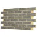 Фасадная термопанель МЗТ BestPoint 1028x616x65мм пенополиуретан цвет Exclusive Cement Dark