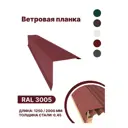 Планка ветровая B-Group 1250мм цвет красный глянцевый 4шт