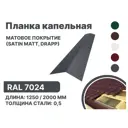 Планка карнизная B-group 1250мм серый 4шт