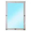 Мягкое окно ПВХ до -39° 150x240см окантовка белая скоба с ремешком