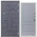 Входная дверь Diva Line 40 УТ-00074902 860x2050см правая цвет графитовый серый