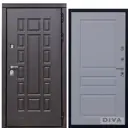 Входная дверь Diva МД-38 УТ-00073333 металлическая правая 205x96см цвет венге