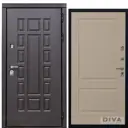 Входная дверь Diva МД-38 УТ-00075137 металлическая левая 205x86см цвет венге