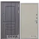 Входная дверь Diva МД-42 УТ-00075380 металлическая левая 205x96см цвет серый