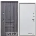 Входная дверь Diva МД-42 правый 205x96см цвет Д11 белый софт